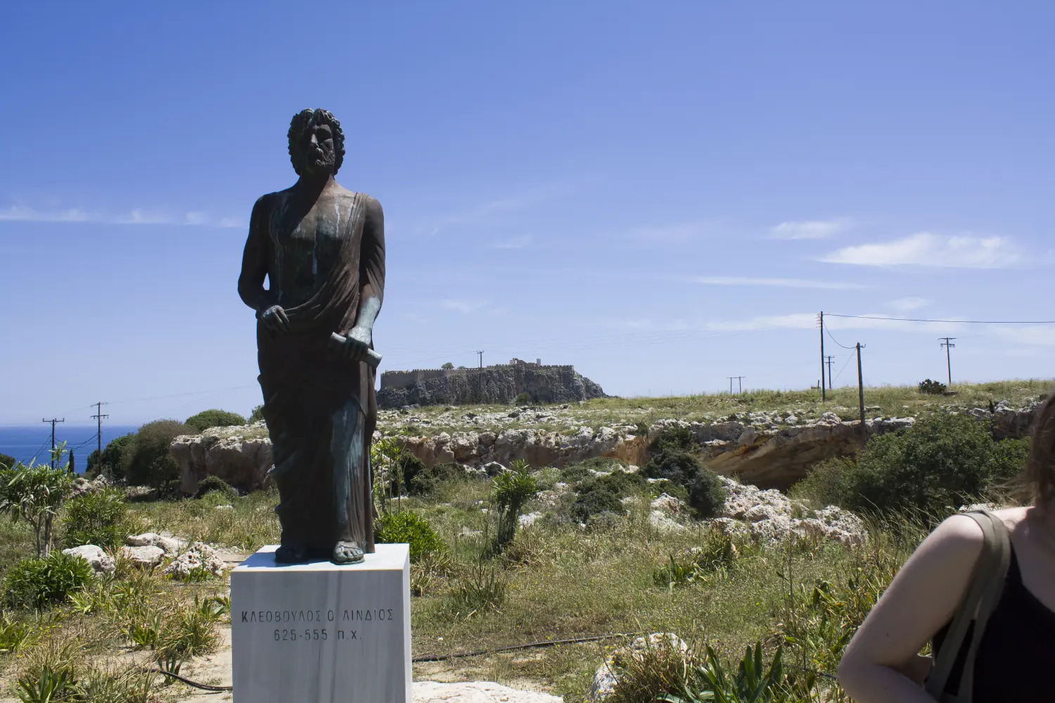 Lindos Man Statue