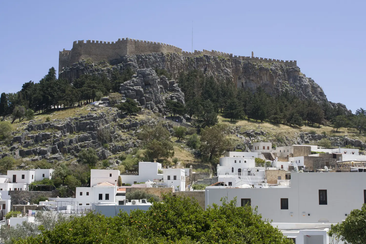 Overall Picture of Lindos Acropolis 🏛️